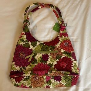 NWT Vera Bradley Large Hobo Hello Dahlia